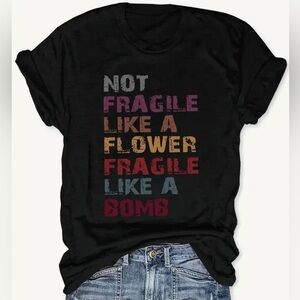 Women’s Graphic T-Shirt- Large